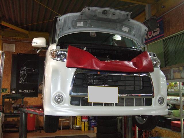 タントカスタムの車検をさせて頂きました。