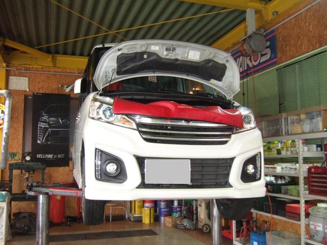 スペーシアカスタムの車検をさせて頂きました。