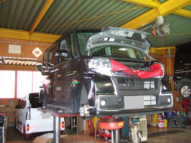 タントカスタムの法定点検をさせて頂きました。