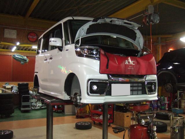 スペーシアの法定点検をさせて頂きました。