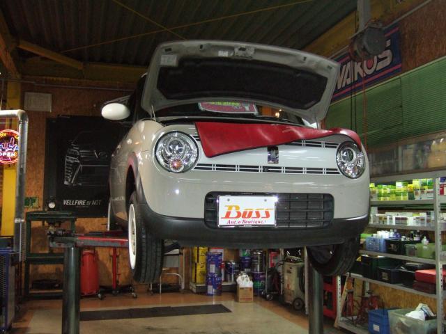 ご購入頂いたアルトラパンの納車整備（車検）をさせて頂きました。