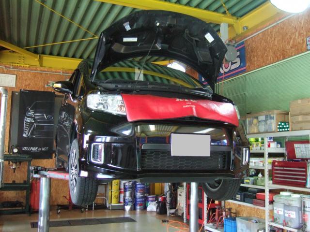 フリードスパイクハイブリッドの車検をさせて頂きました。