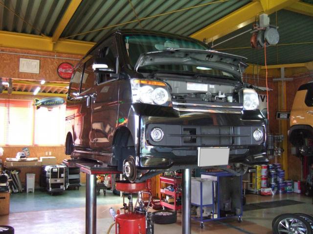 アトレーワゴンの法定点検をさせて頂きました。