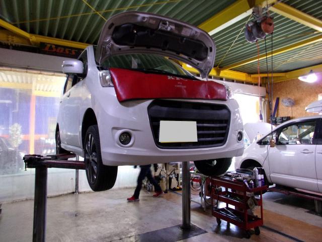 ワゴンＲスティングレーの車検をさせて頂きました。