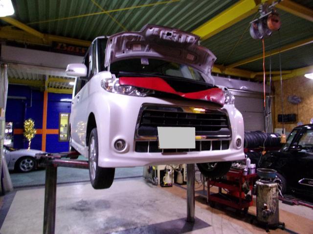 タントカスタムの車検をさせて頂きました。