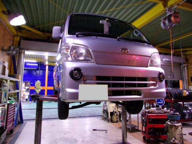 ハイゼットトラックの車検をさせて頂きました。