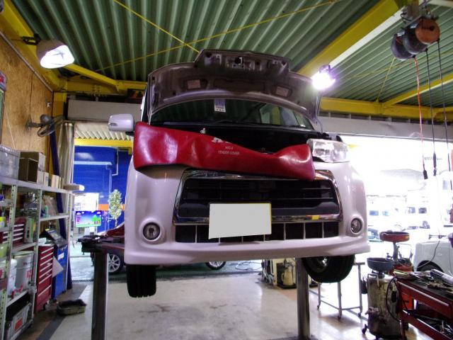 タントカスタムの車検をさせて頂きました。
