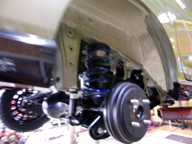 ご購入頂いたｱﾄﾚｰRSの納車前にリフトアップサスの取付をさせて頂きました。