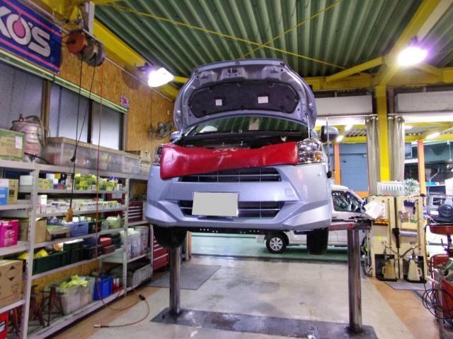ミライースの車検をさせて頂きました。