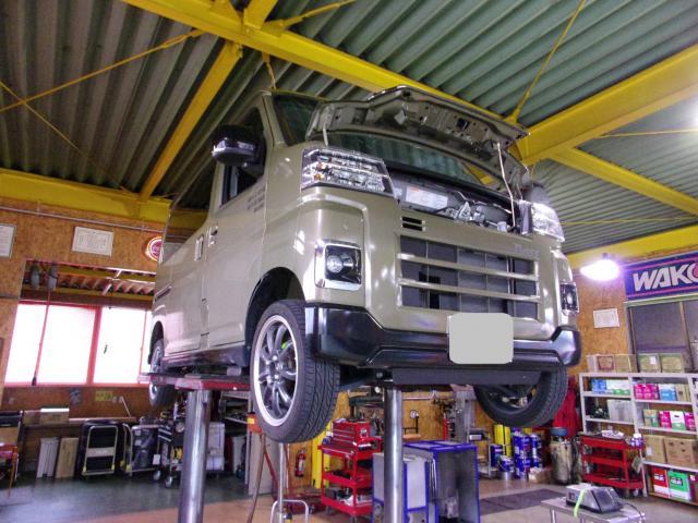 アトレーのオイル交換をさせて頂きました。
　ガソリン車用(オイル交換)