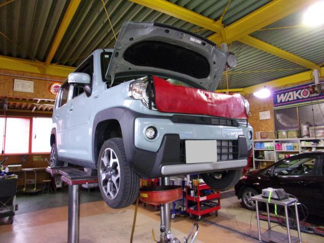 ハスラーのオイル交換をさせて頂きました。