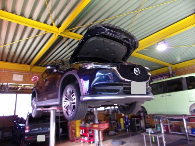 ＣＸ－５のオイル交換をさせて頂きました。
