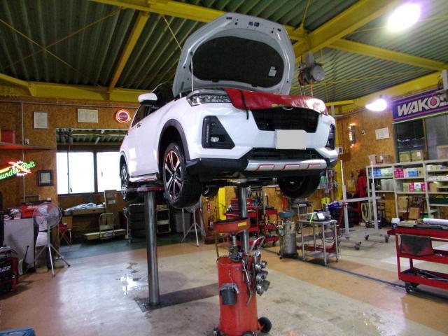 ロッキーのオイル交換をさせて頂きました。