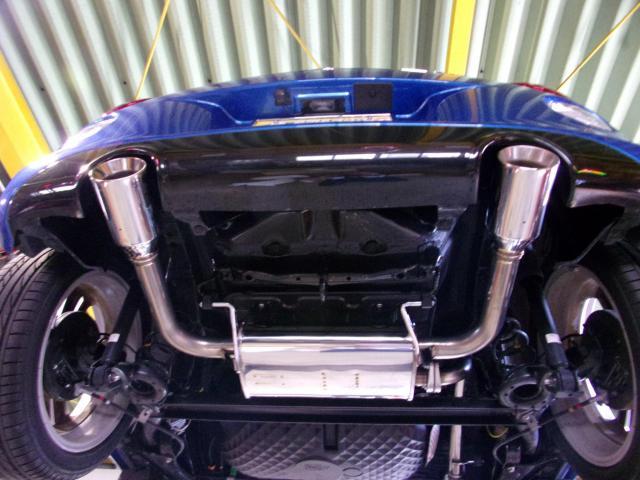 コペンのマフラー交換をさせて頂きました。