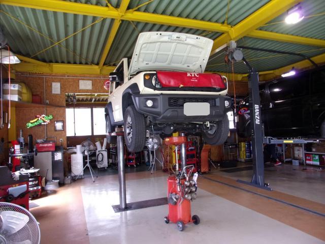 ジムニーシエラのオイル交換をさせて頂きました。
