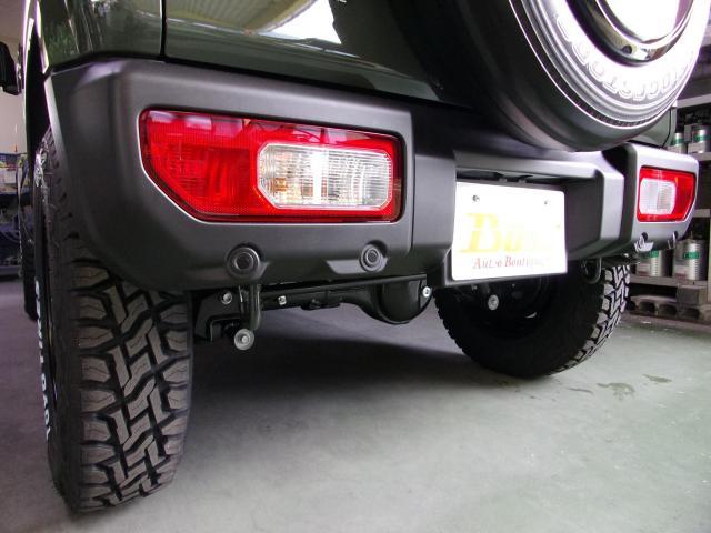 ジムニーのDAMD ＲＯＯＴＳフェイスチェンジキットの塗装、取付けをさせて頂きました。