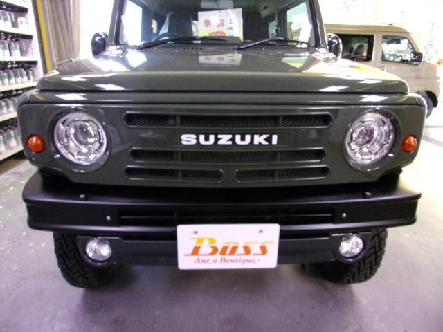 ジムニーのDAMD ＲＯＯＴＳフェイスチェンジキットの塗装、取付けをさせて頂きました。