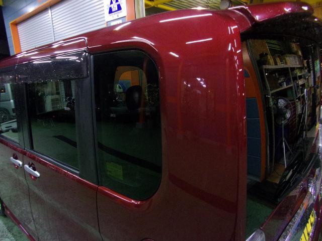 タントの鈑金塗装をさせて頂きました。