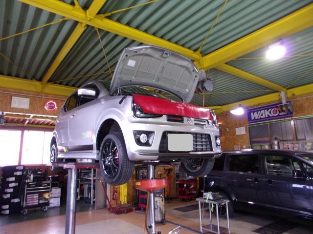 アルトワークスのオイル交換をさせて頂きました。
