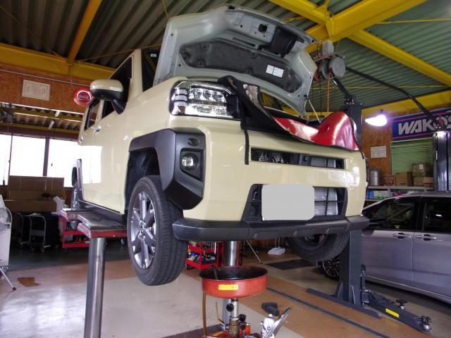 タフトのオイル交換をさせて頂きました。