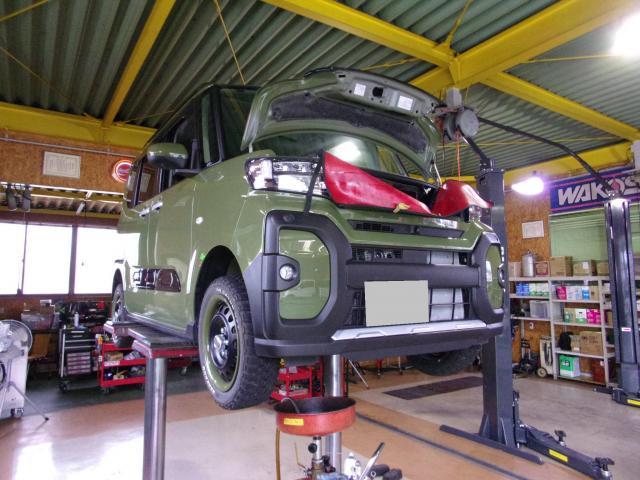 タントのオイル交換をさせて頂きました。