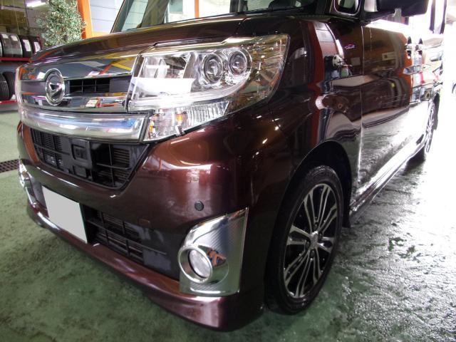 タントの鈑金塗装をさせて頂きました。