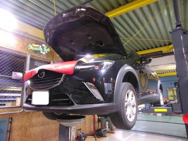 CX-3のオイル交換をさせて頂きました。