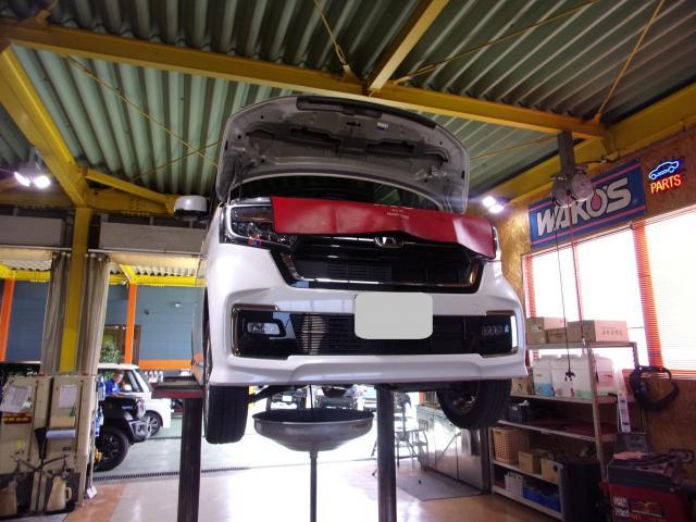 N-BOXのオイル交換をさせて頂きました。