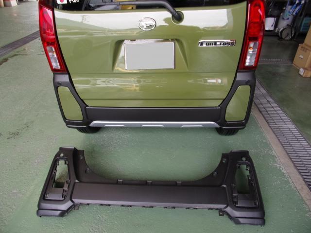 タントの鈑金塗装をさせて頂きました。
