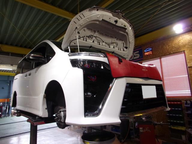 ヴォクシーの車検をさせて頂きました。
