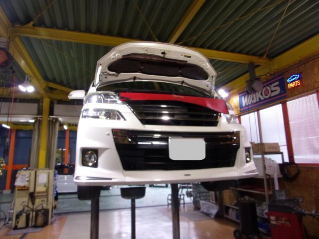 ヴェルファイアのオイル交換をさせて頂きました。