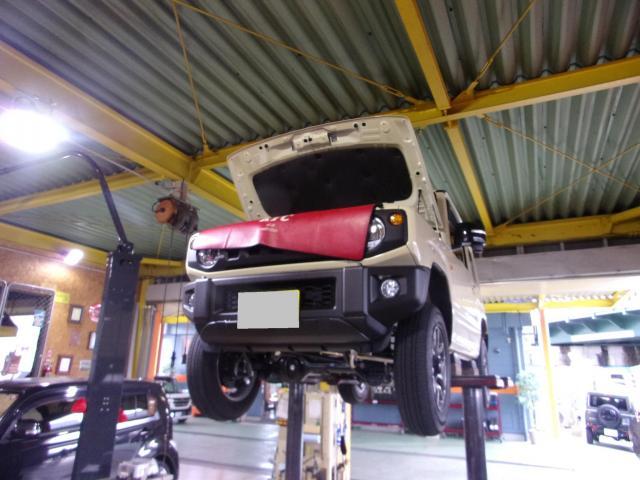 ジムニーの新車１ヶ月無料点検をさせて頂きました。