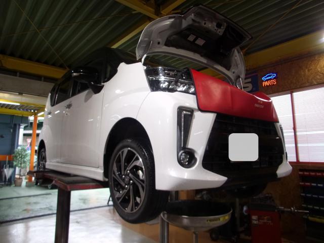 ムーヴのオイル交換をさせて頂きました。
