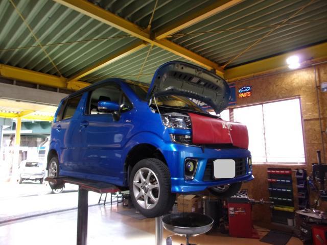 ワゴンRのオイル交換をさせて頂きました。