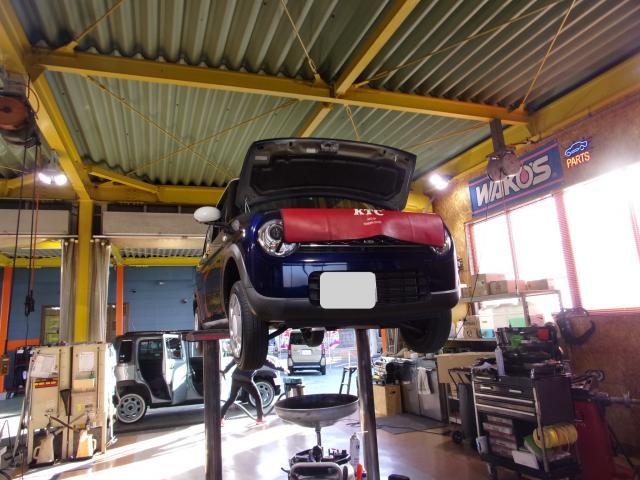 アルトラパンのオイル交換をさせて頂きました。