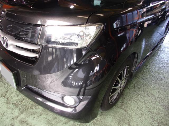 bBの鈑金塗装をさせて頂きました。
