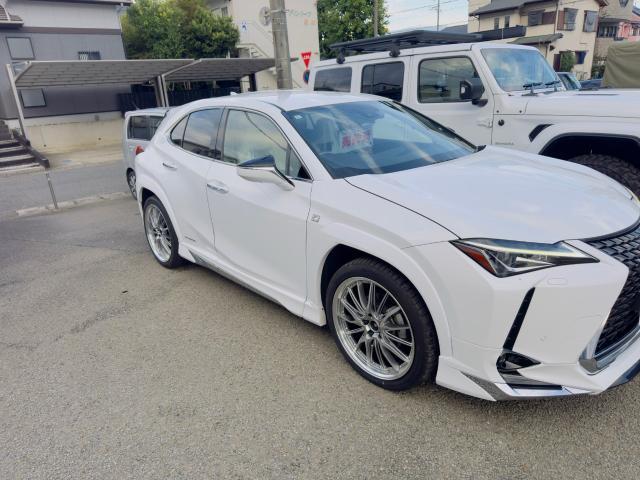 レクサス UX タイヤホイール バックランプ交換