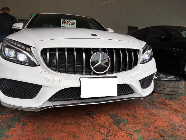 メルセデス・ベンツ　C220d 　W205エアサス修理