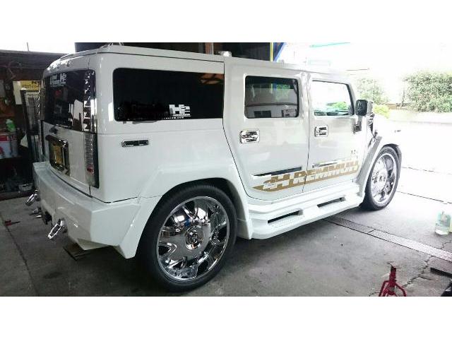 HUMMER  H2  ダウンサス交換