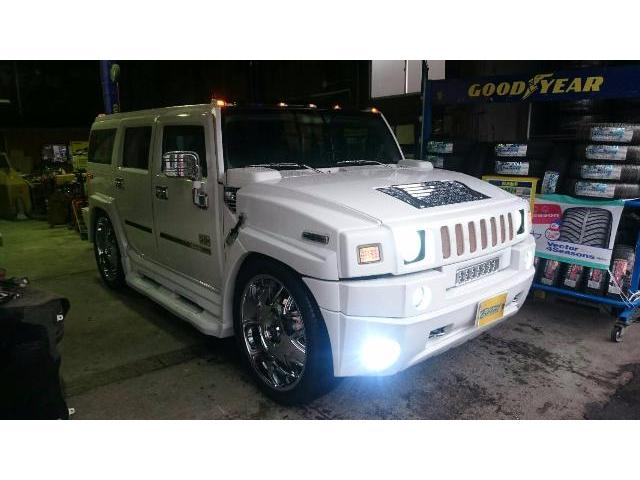 HUMMER  H2  ダウンサス交換