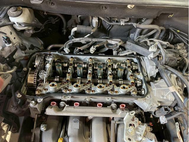 トヨタ ハリアー DBA-ZSU60W 加速不良 チェックランプ バルブリフトコントローラー交換 エンジン関連修理・整備 自動車 修理 静岡県 三島市　