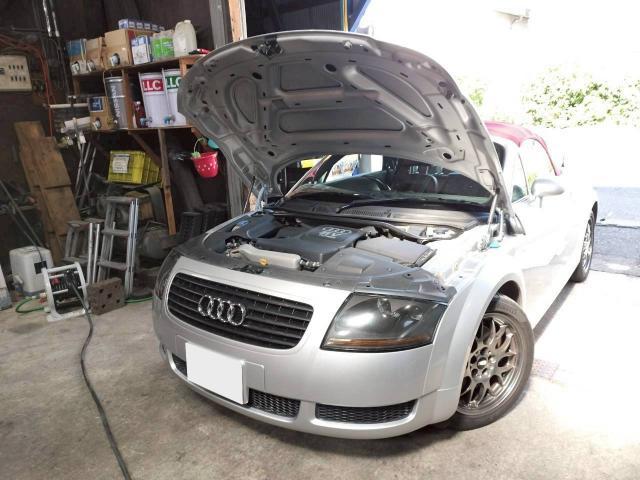 アウディ ＴＴロードスター GF-8NAUQ 車検 ヘッドライト 修理  電装系修理 静岡県 三島市 熱海市 沼津市 自動車 外車 輸入車