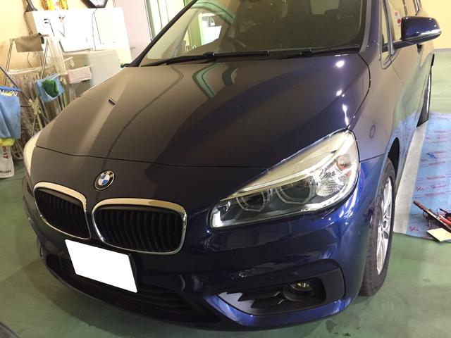 【BMW 218ｄ F45】 AVｲﾝﾀｰﾌｪｲｽ・地ﾃﾞｼﾞﾁｭｰﾅｰ取付　浜松市