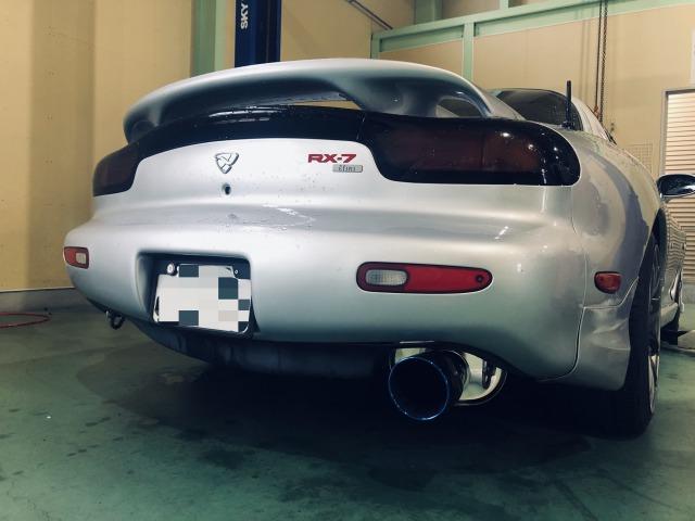 RX-7　FD　マフラー交換