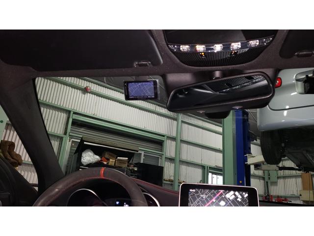 C63S　メルセデスAMG　W205　レーダー探知機取付