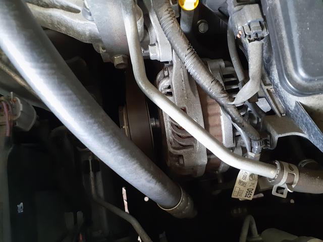 デミオ　DE3FS　エンジン廻りより異音修理