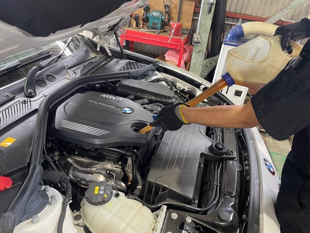 BMW1シリーズ
ディーゼルエンジンオイル交換