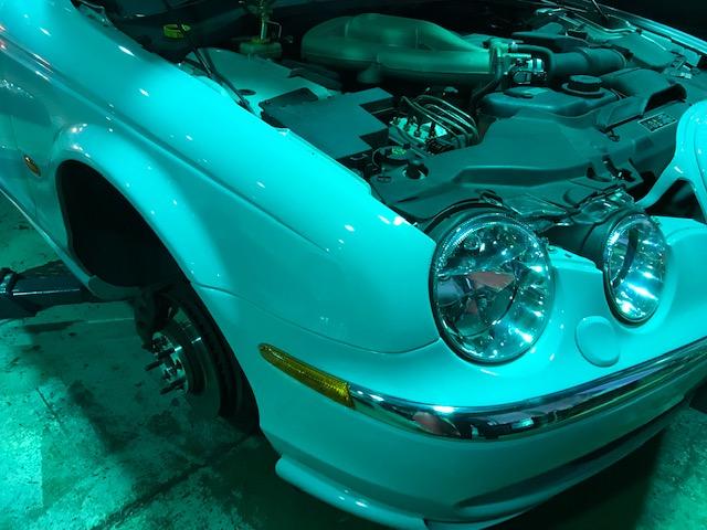 ジャガーＳタイプ　車検ご入庫