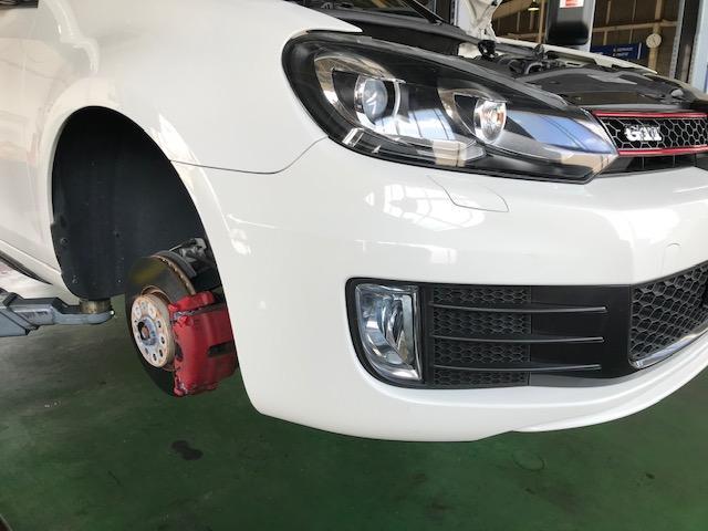 フォルクスワーゲン　ゴルフGTi　車検ご入庫　