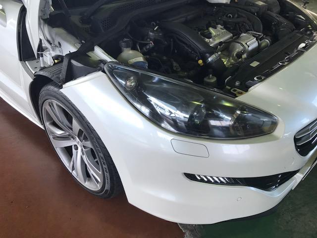 プジョー　RCZ　ウインカーバルブ交換ご入庫